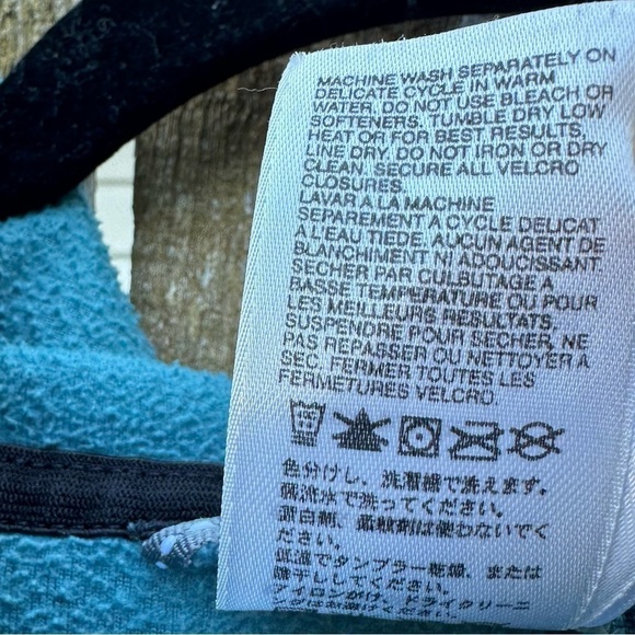 The North Face Teal Hooded Zip Fleece Jacket TKA 100 Sz XL - Picture 7 of 13